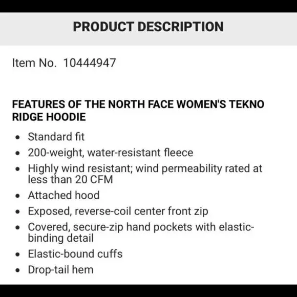 The North Face | Tekno Ridge Hoodie, windwall - Picture 16 of 16